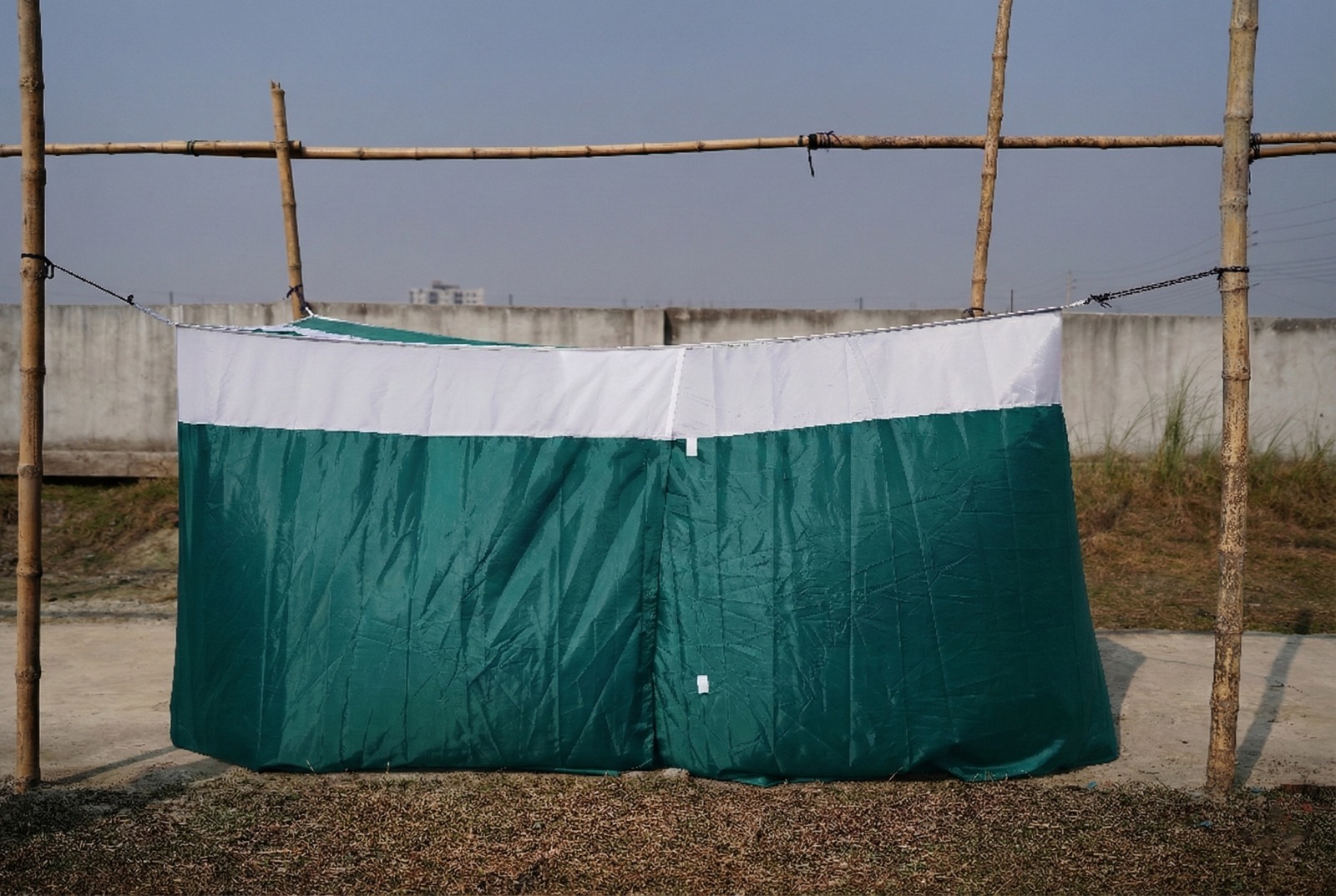 সি-গ্রীন কালার মুর্দা মশারী। কোড: 02